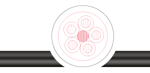 FESTOONTEC PUR-HF -J 4G10 0.6/1kV, kabelis